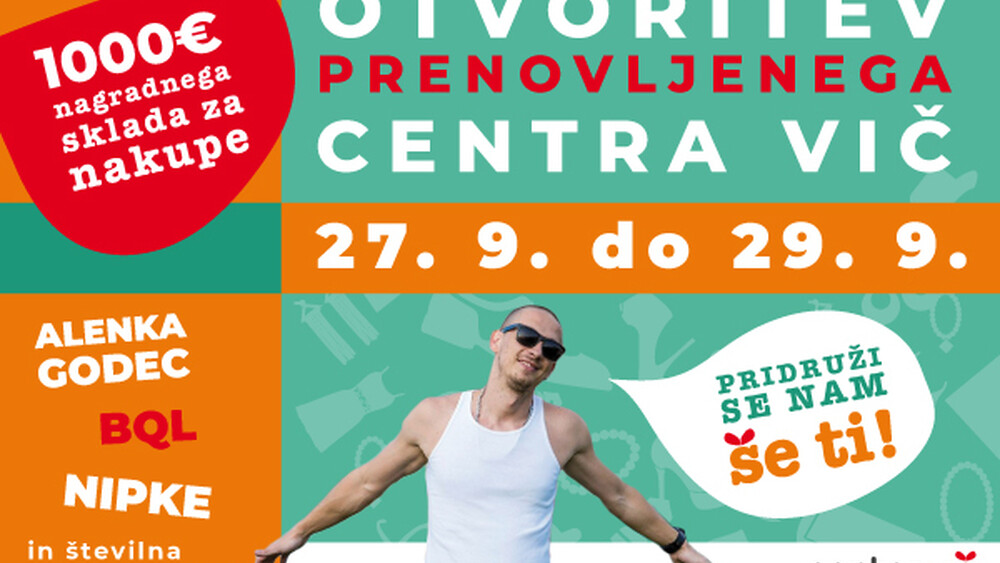Otvoritev prenovljenega Centra Vič