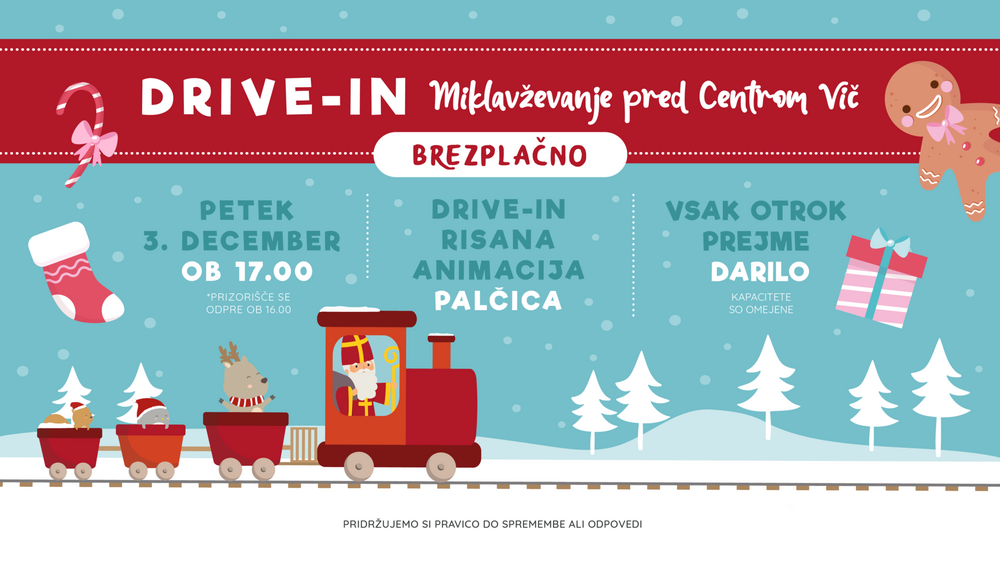 DRIVE-IN MIKLAVŽEVANJE PRED CENTROM VIČ
