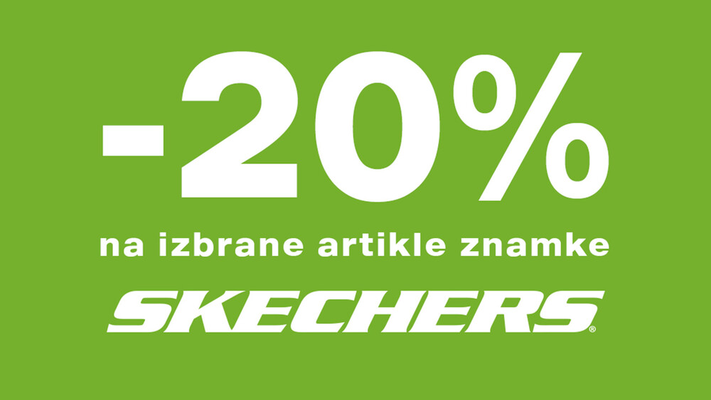-20% na neznižane superge Skechers