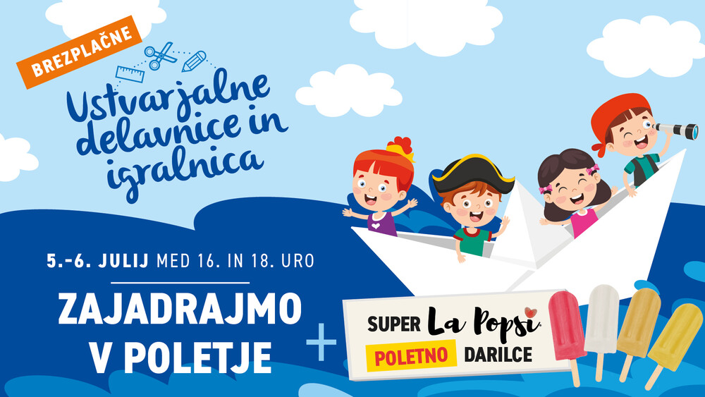 Zajadrajte v poletje z ustvarjalnimi delavnicami