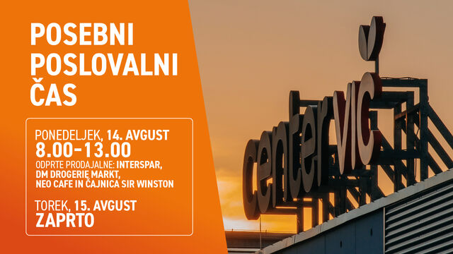 Center Vič ob Dnevu solidarnosti odprt po posebnem delovnem času