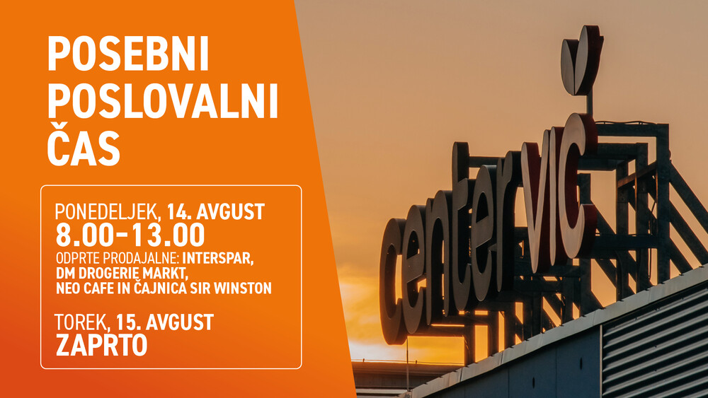Center Vič ob Dnevu solidarnosti odprt po posebnem delovnem času