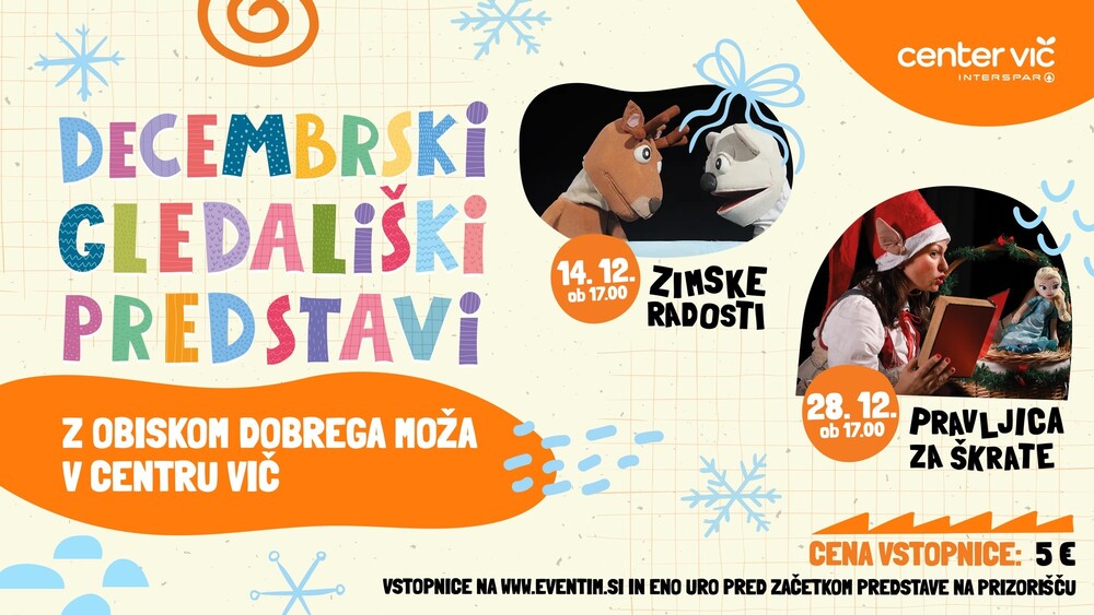 ZIMSKE RADOSTI IN PRAVLJICA ZA ŠKRATE