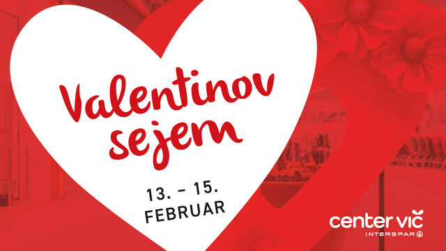 Valentinov sejem v Centru Vič