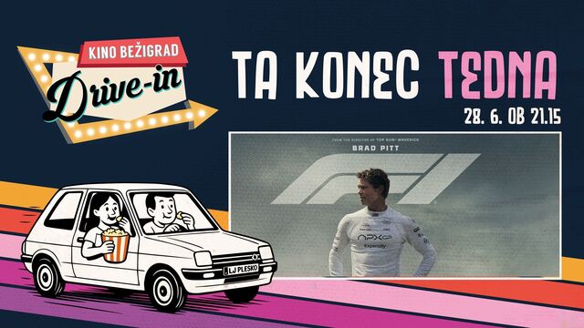 Ta konec tedna na DRIVE-IN KINU: težko pričakovani F1