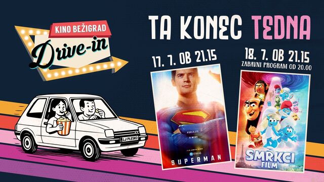 Ta konec tedna v DRIVE-IN KINU