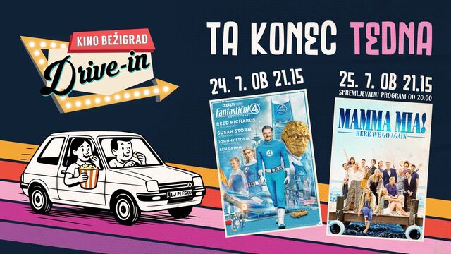 Ta konec tedna na DRIVE-IN KINU: Najprej v vesolje, potem pa v Grčijo