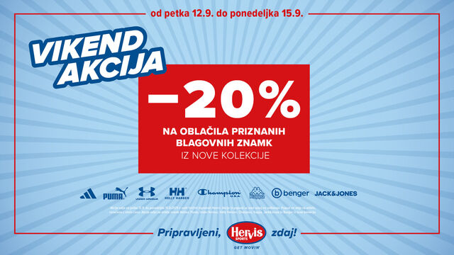 HERVIS VIKEND AKCIJA